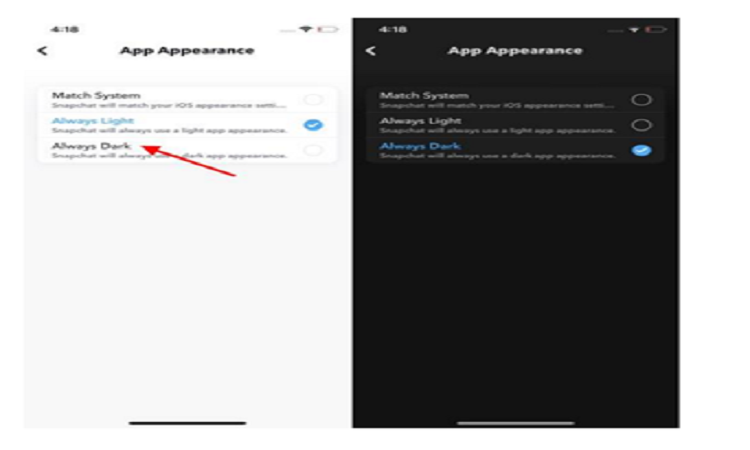 Snapchat Dark Mode Snapchat Dark Mode